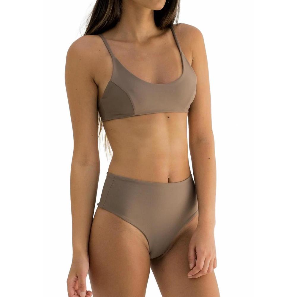 NEW CONSCIOUS saint bikini bottom in brown